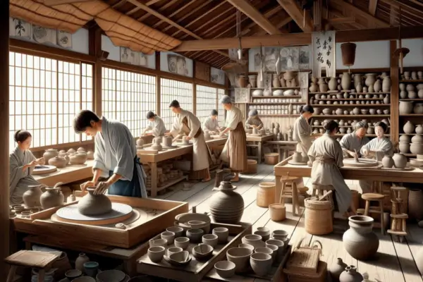 Aulas de Cerâmica para Artistas em Vilarejos Japoneses