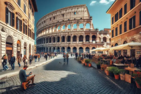 Do Coliseu às Praças de Roma: Uma Jornada pela História e Cultura